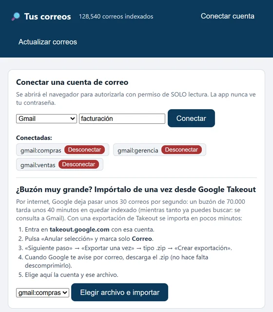 Accounts connected as read-only